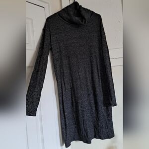 Gap Gray Turtleneck Sweater Dress